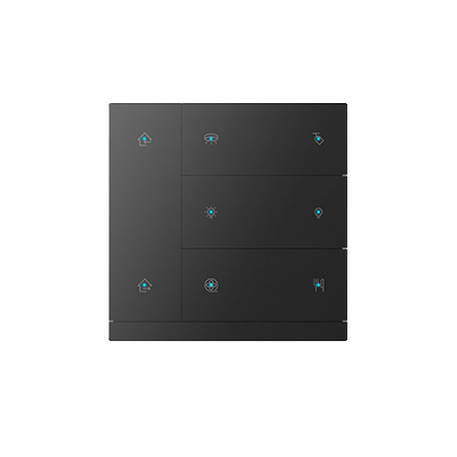 KNX Waltz Push Button Black