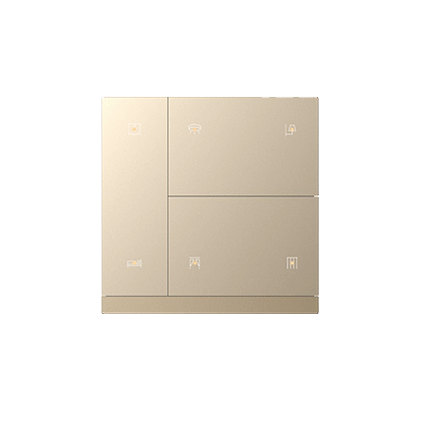 KNX Waltz Push Button Golden