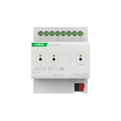 KNX Universal Dimming Actuator 1/2/4-Fold